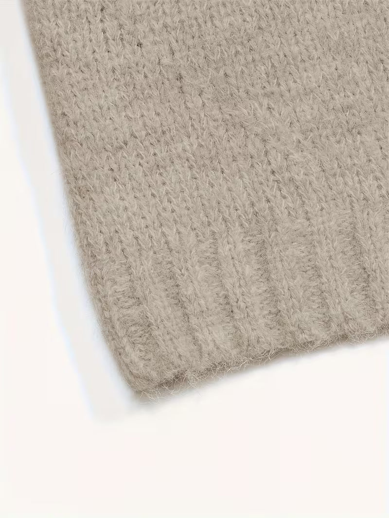 Dariya – Kurzer Und Weicher Strick Pullover