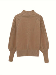 Tinsley – Lässiger Langarm Strickpullover
