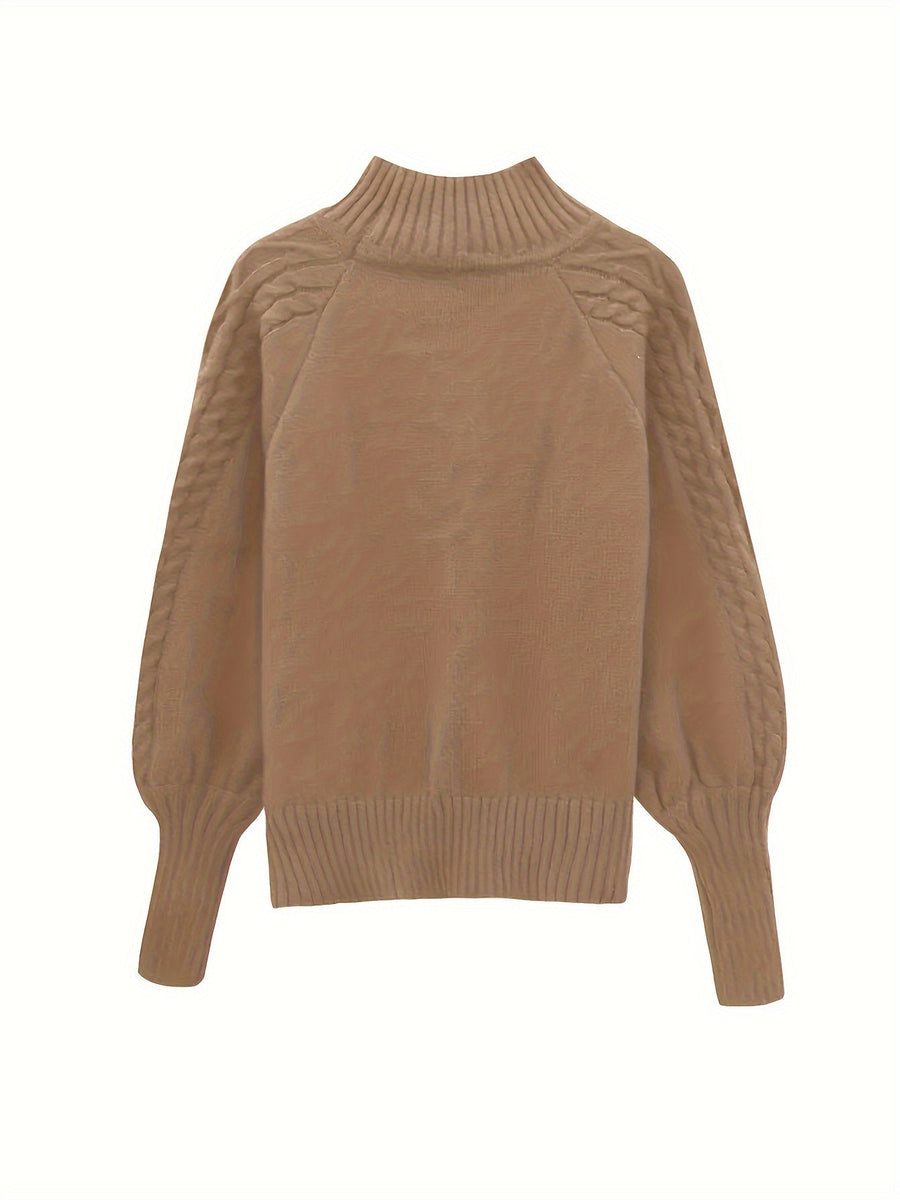 Tinsley – Lässiger Langarm Strickpullover