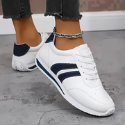 Lettie Handgefertigte Damen-Sneaker aus Leder | Blau