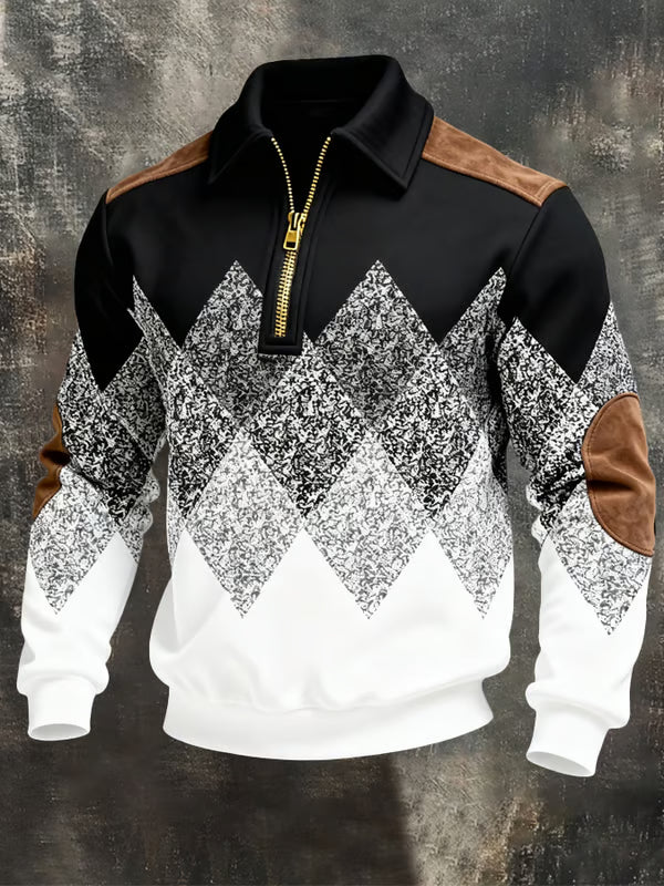 Renshaw - Stylisches Sweatshirt Mit Reißverschluss