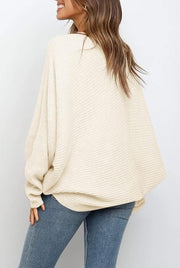 VICTORIA - ÜBERGROSSER PULLOVER AUS RIPPENSTRICK