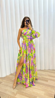 Lina | Hochwertiges Kleid mit Langen Ärmeln Damen