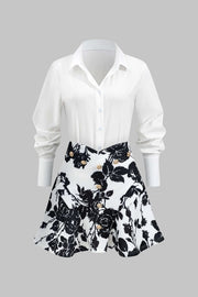 Klara | Elegantes Zweiteiler-Set mit Bluse & Faltenrock
