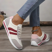 Lettie Handgefertigte Damen-Sneaker aus Leder | Rosa
