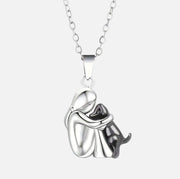 OLIVIA | HALSKETTE AUS 925ER STERLINGSILBER MIT ANHÄNGER IN FORM EINES HUNDES