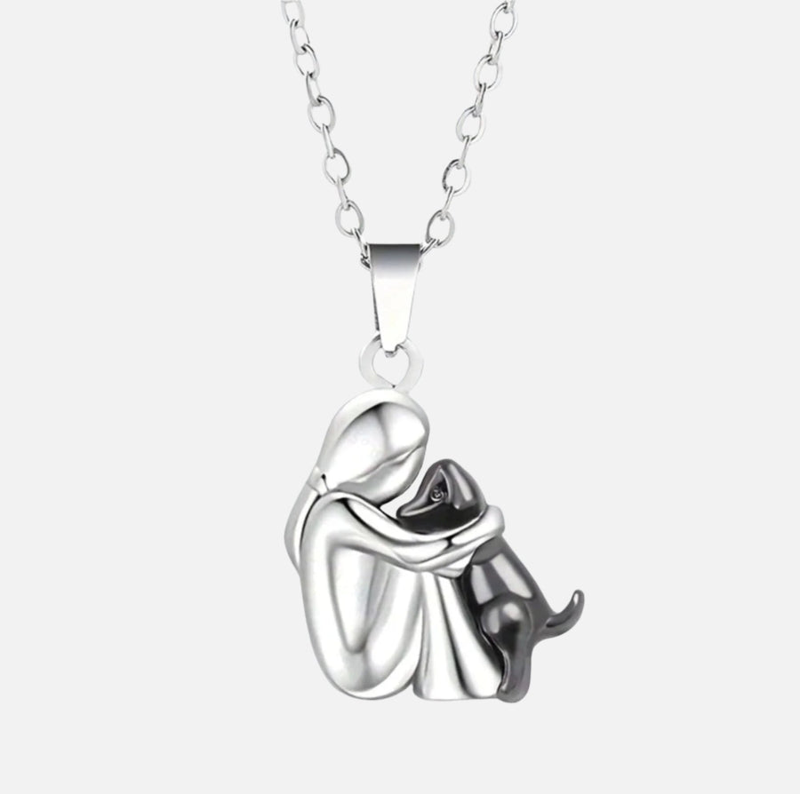 OLIVIA | HALSKETTE AUS 925ER STERLINGSILBER MIT ANHÄNGER IN FORM EINES HUNDES