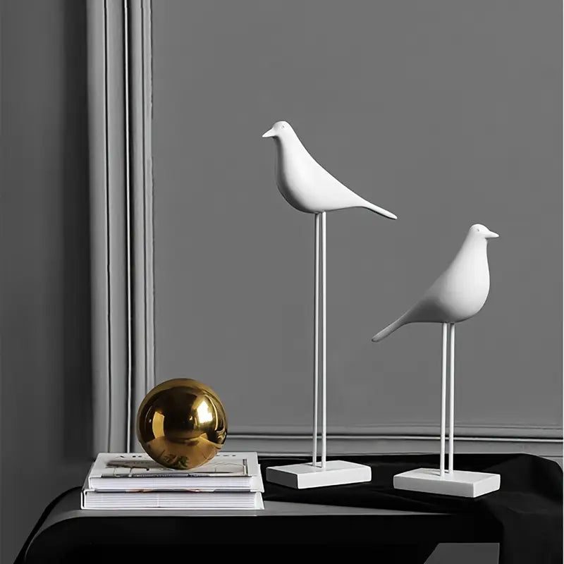 PerchForm – Minimalistische Dekorative Vogel Skulpturen Auf Ständer
