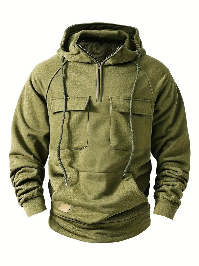 Bieber – Bequemer Kapuzenpullover Mit Mehreren Taschen