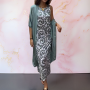 Mel | Elegantes Kleid mit Strickjacke