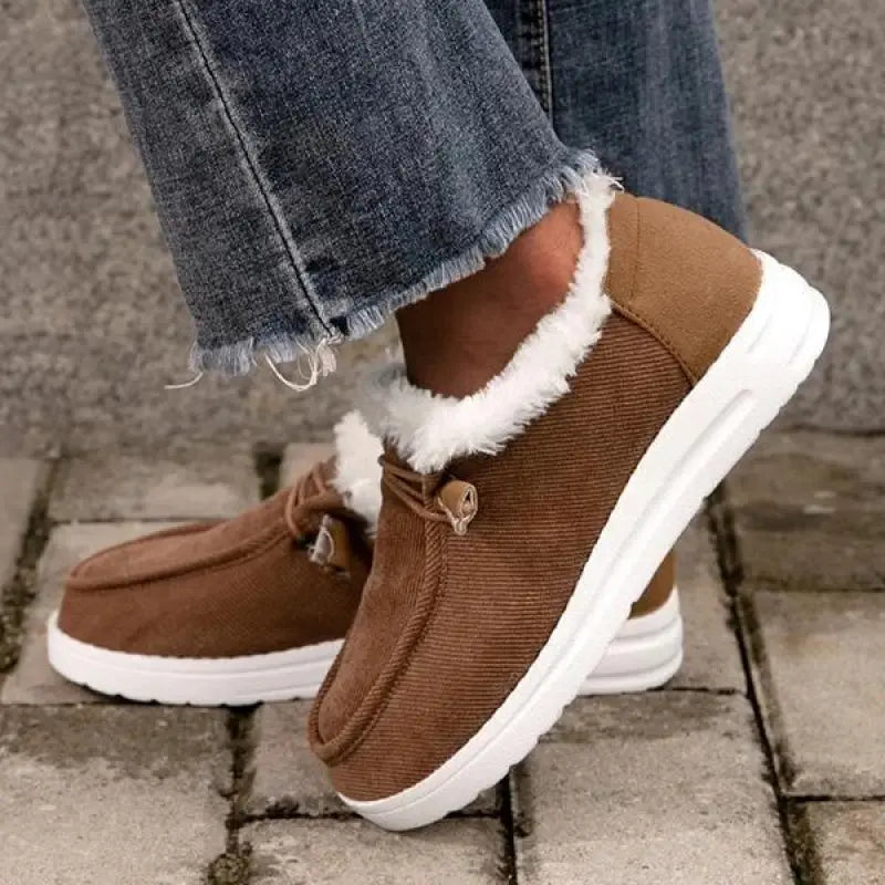 Gemütliche Damen-Sneaker mit Kunstpelz-Futter – Warm, Leicht und Stylisch in verschiedenen Farben