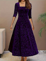 Marlene | Samtkleid Damen elegant & stylisch für Urlaub
