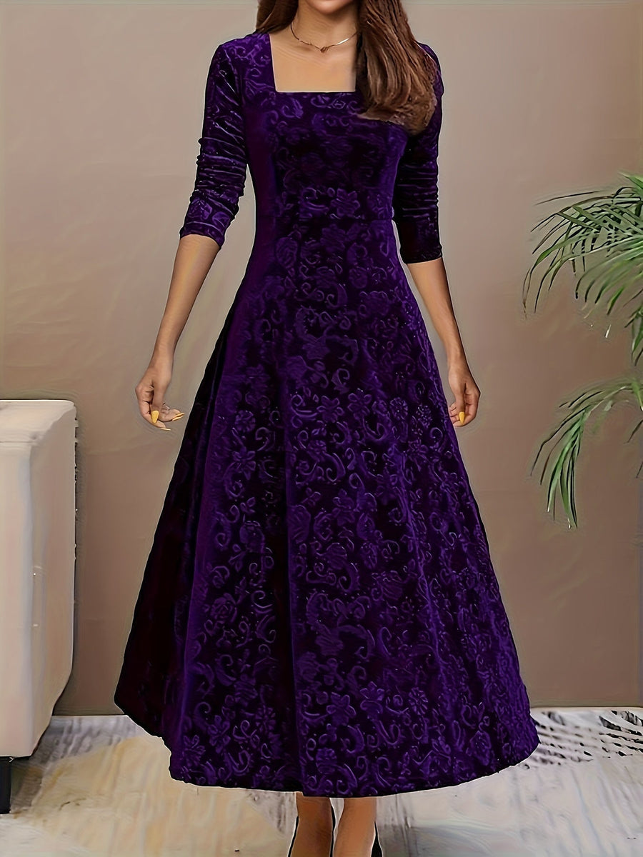 Marlene | Samtkleid Damen elegant & stylisch für Urlaub