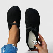 Orthopädische Slipper für Damen mit Fußgewölbestütze