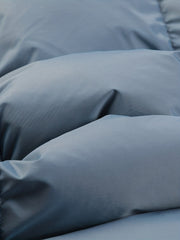 Herren Lässige Daunenjacke Mit Kapuze | Durchgehender Reißverschluss