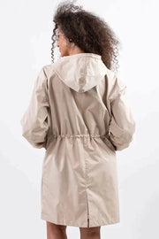 Edith | Damen Langer Freizeitmantel mit Lockerer Passform