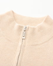Jameson | 3-teiliges Set Kaschmir-Cardigan, hose & Wildleder-Boots