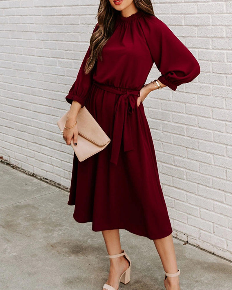 Elegantes Halbärmeliges Cocktailkleid für Frauen