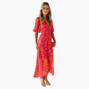 Blumenkleid - Für Damen mit Taschen & Entspannter Passform