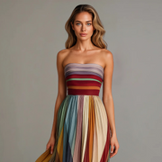 Patricia | Lässiges langes Kleid