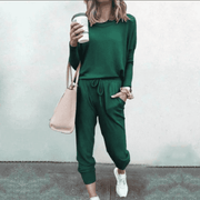 Natalie | Damen Zweiteiliges Lässiges Jogger Lounge Set