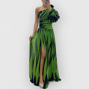 Chloe | Gestreiftes Maxikleid