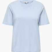 Damen T-Shirt mit Rundhalsausschnitt und kurzen Ärmeln