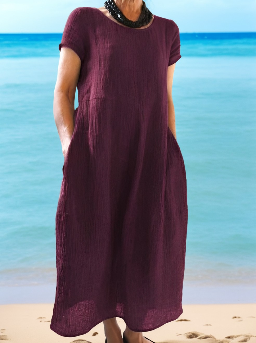 Allie - Lässiges, locker sitzendes Kurzarmkleid für Damen