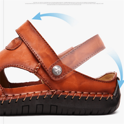 Herrensandalen aus weichem Leder