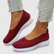 Lara | Damen Leichte Slip-On Strick Ballerinas