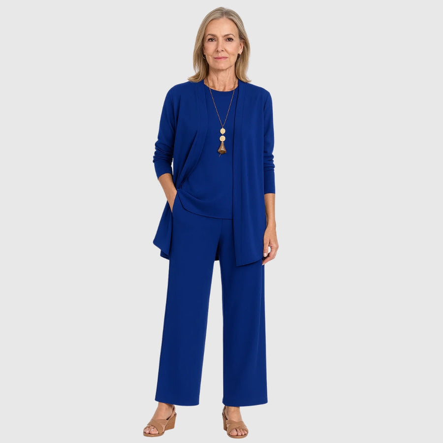 Kirsten | Damen Minimalistisches Dreiteiliges Lounge Set