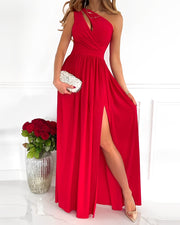 Jasmin - Stilvolles Maxikleid mit einem Träger für Damen