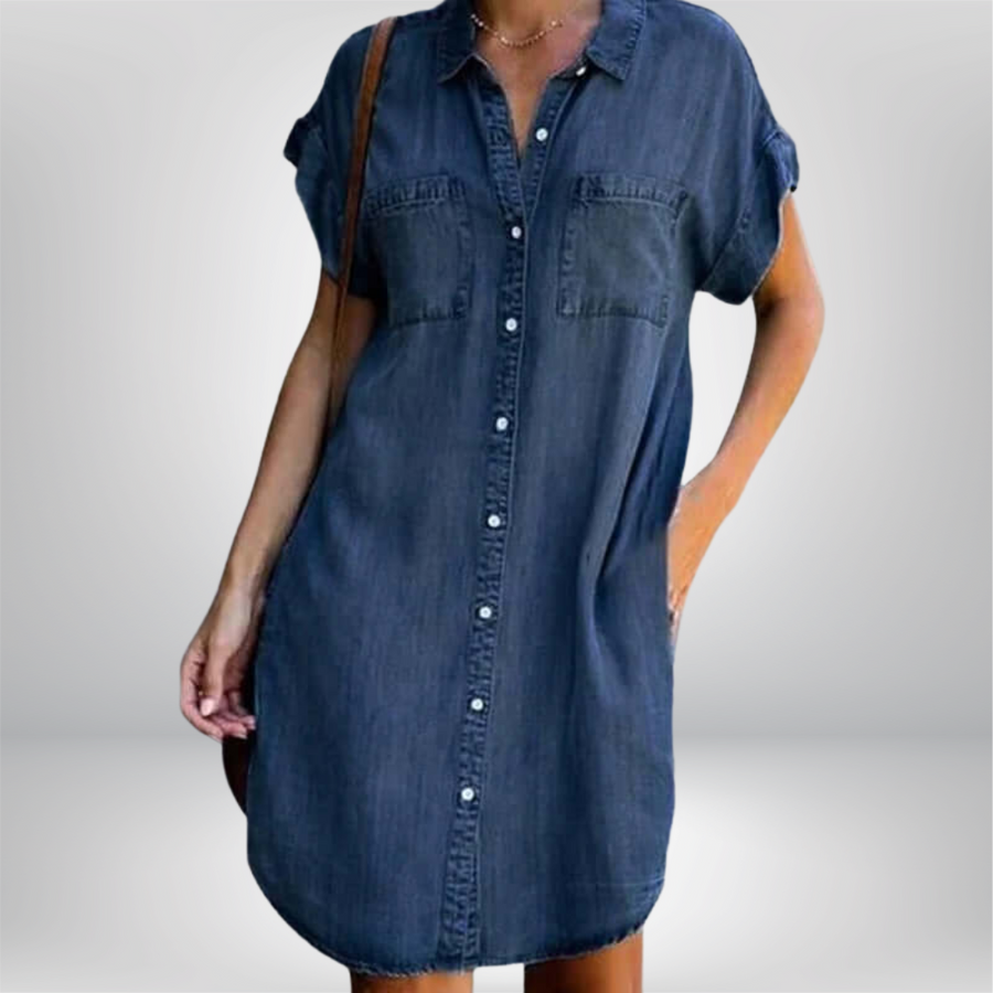 Agata – Lässiges Jeanskleid