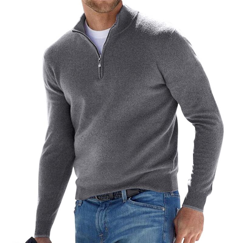 Erik | Premium-Pullover mit Reißverschluss