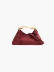 Luxuriöse Mini-Handtasche aus veganem Wildleder – Eleganter Look