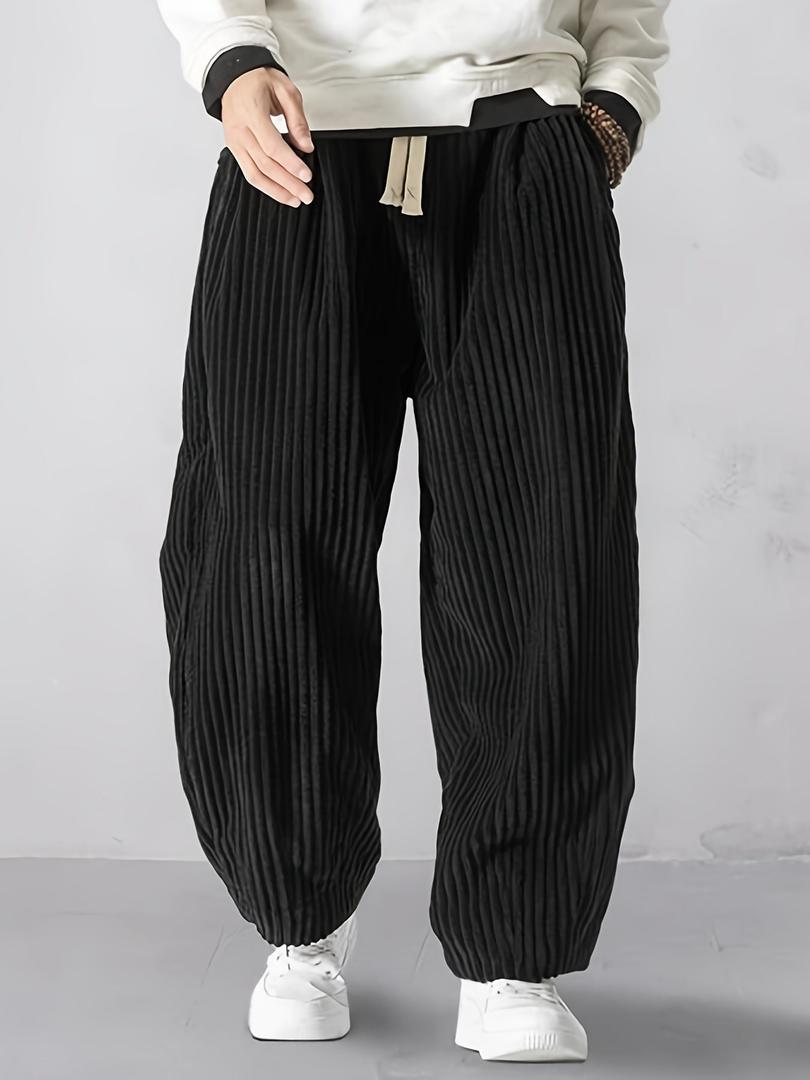 Herren Cordhose Mit Weitem Bein | Lockere Passform