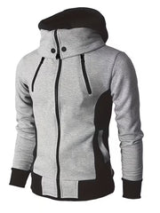 Griffiths – Langärmeliger Kapuzenpullover mit Viertel Reißverschluss