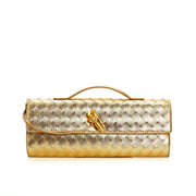 Geflochtene Damen Clutch aus Echtleder – Elegant & Vielseitig