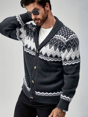 Elroy - Lässiger Pullover Mit Geometrischem Muster