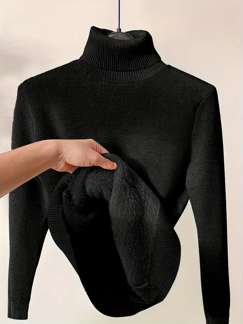 Damen Winter Rollkragenpullover | Gemütlich