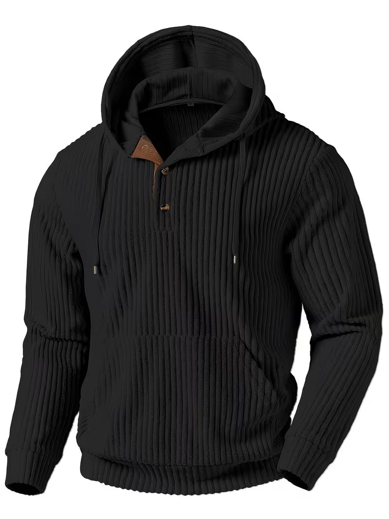 Colman – Elegantes Sweatshirt Mit Kapuze Und Struktur