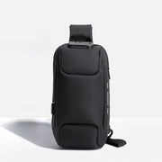 Unisex Eingebauter Ladeanschluss Umhängetasche | Anti-Diebstahl