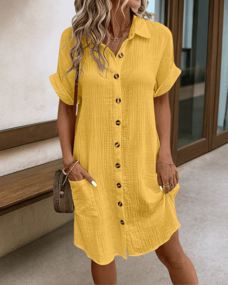 Romy | Bequemes Kleid mit stilvoller Silhouette