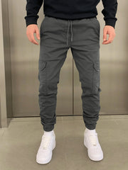 Finn | Bequeme Stretch-Cargohose Herren stilvoll