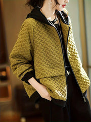 TINE - GEPOLSTERTE KAPUZEN-SWEATSHIRTJACKE