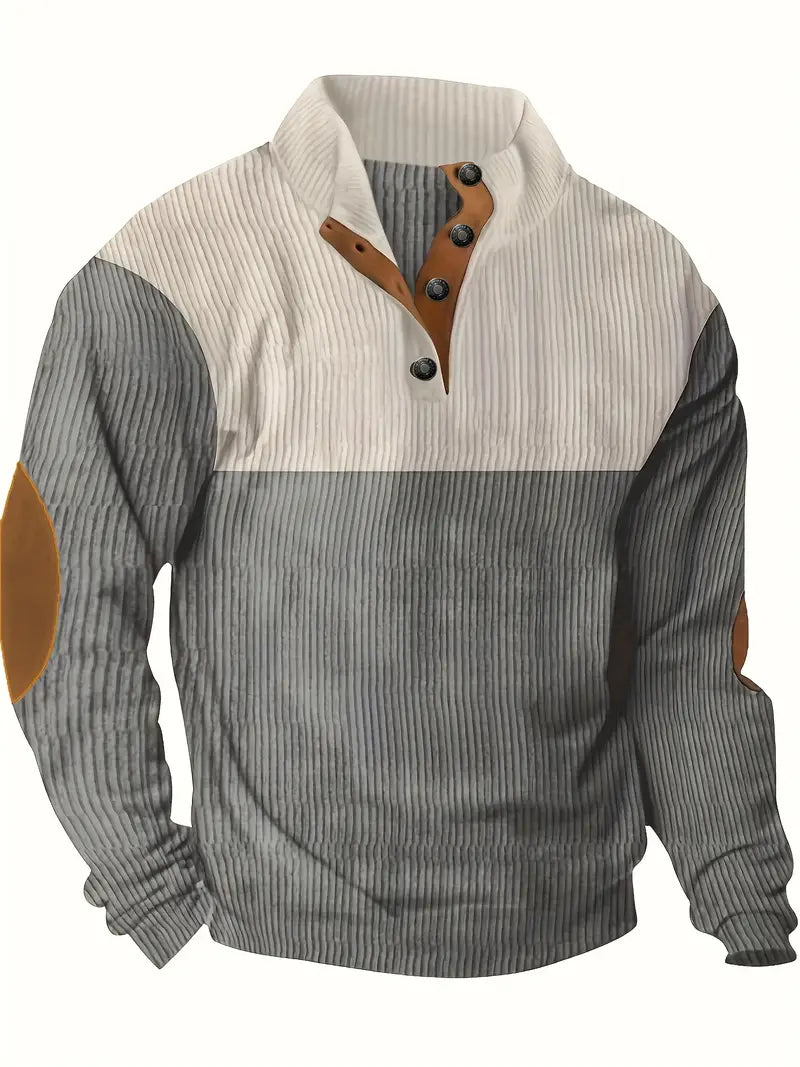 Manfred | Stylischer Color-Block Pullover