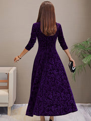 Isabella | Damen Samtkleid elegant modern stilvoll