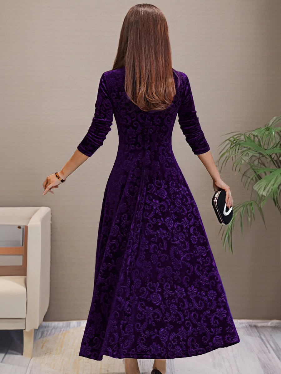 Isabella | Damen Samtkleid elegant modern stilvoll