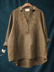 ANDREA | ELEGANTE SOMMERBLUSE AUS LEINEN