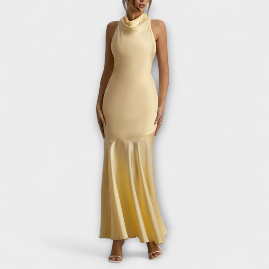 Lennon - Elegantes Satin-Maxi-Kleid